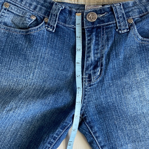 Java Jeans Bermuda Denim Embellished Shorts Size 7 - Picture 9 of 11